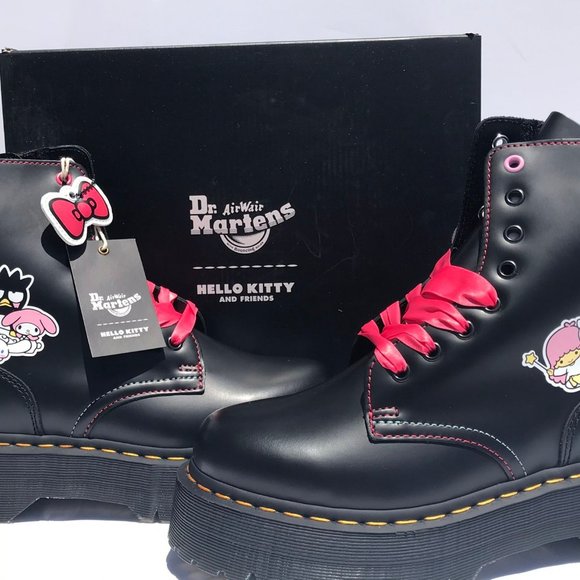 Dr Martens Black Hello Kitty & Friends Edition Jadon Boots (limited Edition) - Picture 6 of 6